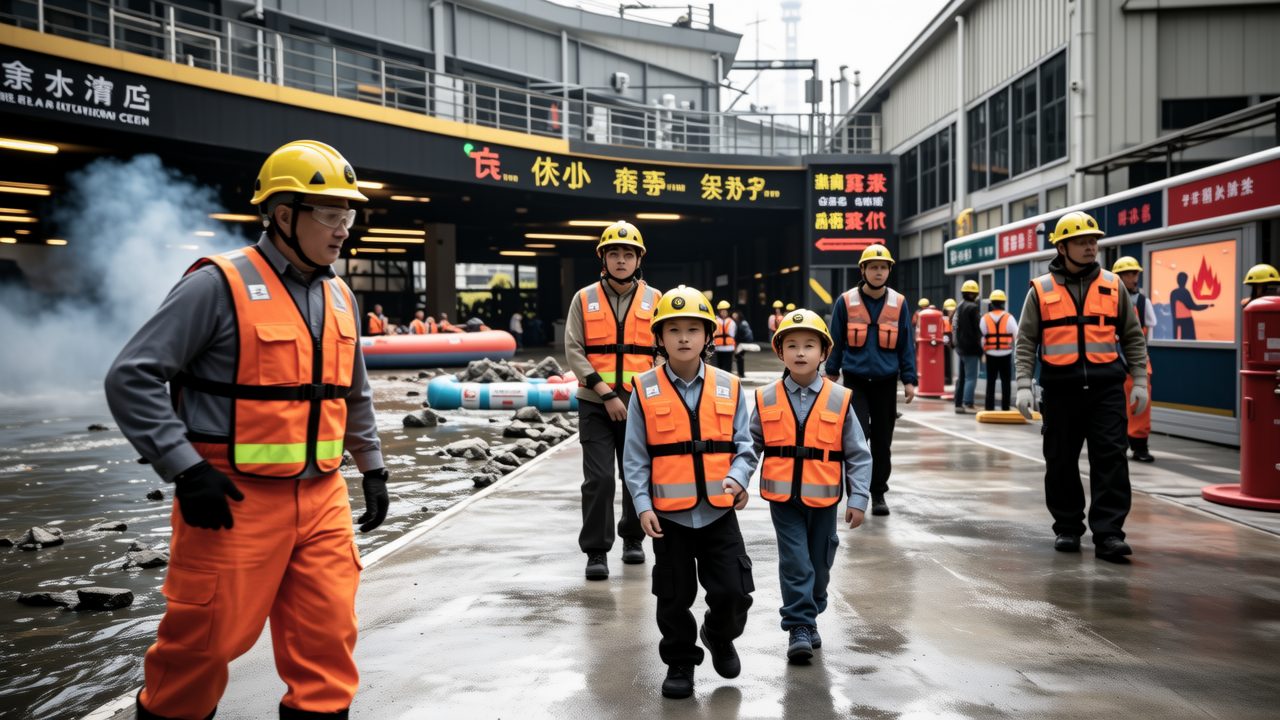 Shanghai Disaster Simulators and Skyscraper Climbs