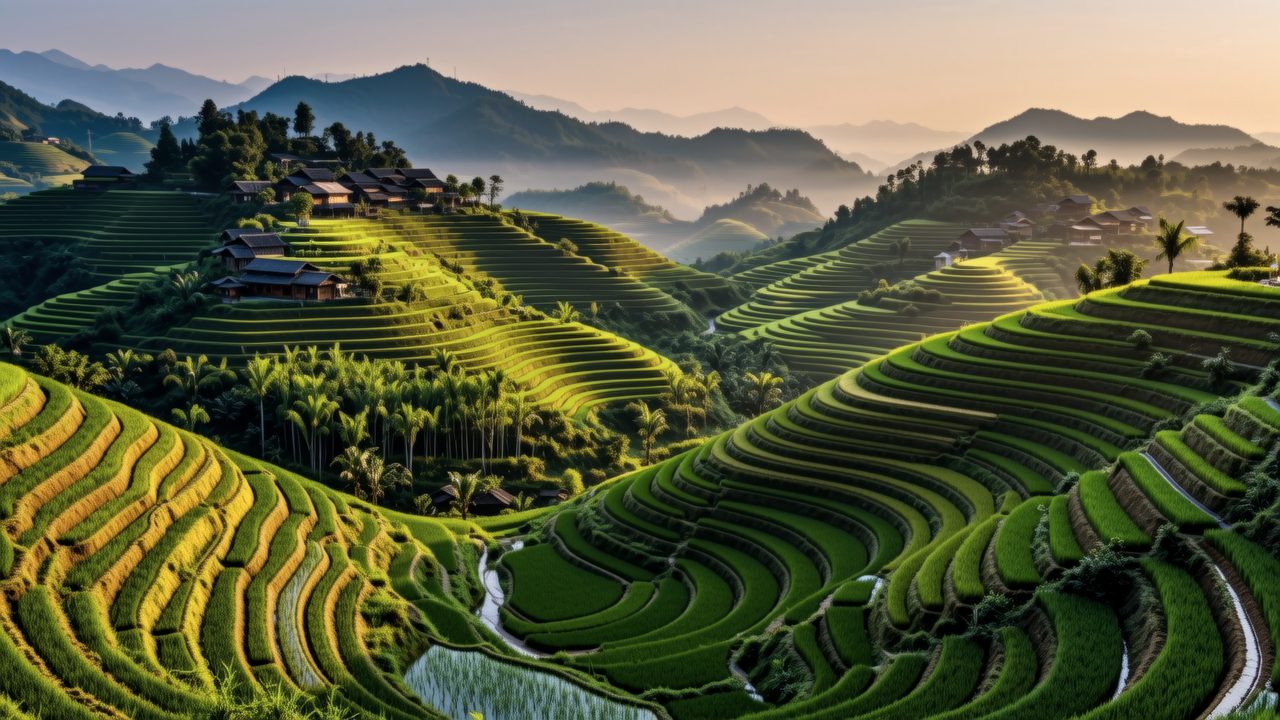 Karst landscapes around Guilin and Yangshuo